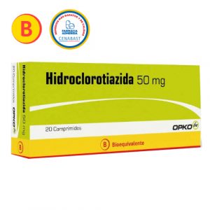 HIDROCLOROTIAZIDA 50 MG X 20 COMP OPKO