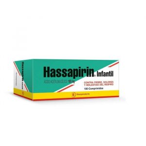 HASSAPIRIN 100MG X100 INFANTIL