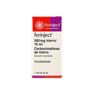 FERINJECT SOLUCION INYECTABLE 500MG/10ML