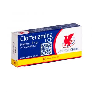 CLORFENAMINA .BE.COM.4MG.20 (BE) LCHILE