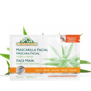 CORPO.SANO MASCARILLA FACIAL ALOE/SALVIA 7.5ML