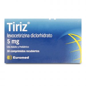 TIRIZ COM.5MG 30