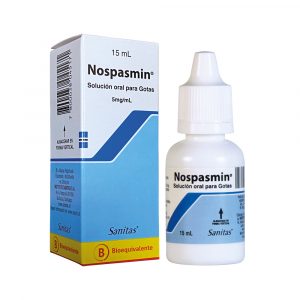 NOSPASMIN 5 MG/ML SOL. ORAL 15 ML CENABAST