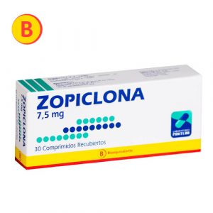 Product image of ZOPICLONA 7.5 MG  X 30 COMP MINTLAB