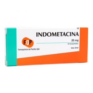 INDOMETACINA GRA. 25MG.24