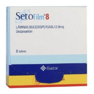 SETOFILM 8 MG X 2