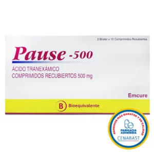 PAUSE 500 MG CAJ 20 CM REC
