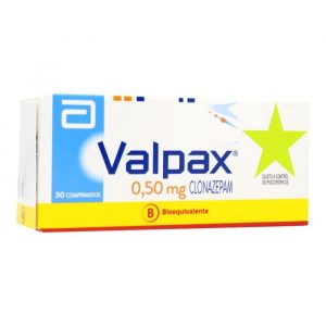VALPAX 0.5 MG X 30 COMPRIMIDIOS
