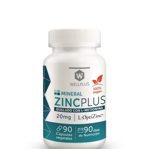 Product image of WELLPLUS ZINC PLUS 20 MG 90 CAPSULAS