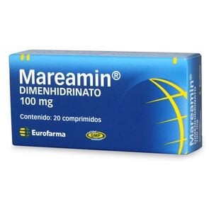 Mareamin Dimenhidrinato 100 mg 20 Comprimidos - Eurofarma