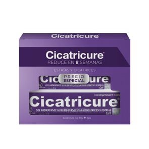 Pack Gel Cicatrices y Estrías 60 grs + Gel Para Cicatrices y Estrías 30 grs - Cicatricure