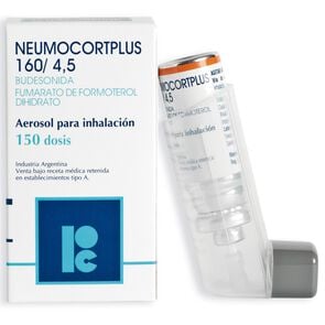 Neumocortplus 160/4,5 Budesonida  160 mcg Inhalador Bucal 150 Dosis - D & m pharma