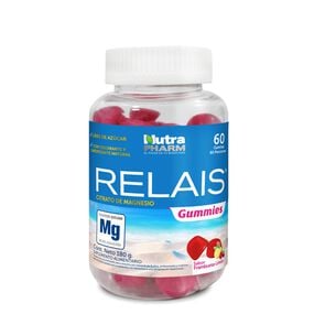 Relais Gummies Citrato de Magnesio 60 Gomitas - Nutrapharm