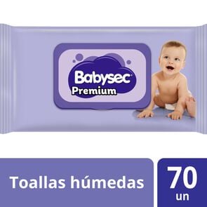 Toallitas Humedas Premium Suaves Hipoalergenicas 70 Toallitas - Babysec