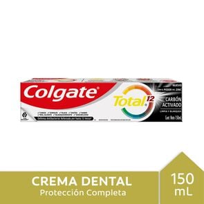 Pasta Dental Total 12 Charcoal 150ml - Colgate