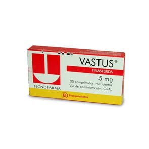 Vastus Finasterida 5 mg 30 Comprimidos - Tecnofarma