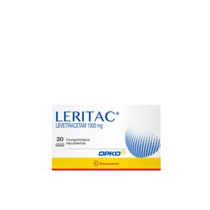 Leritac Levetiracetam 1000 mg 30 Comprimidos recubiertos - Opko