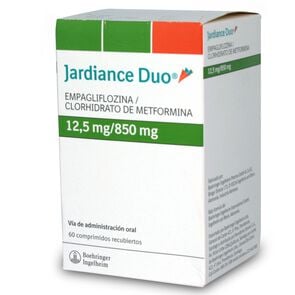 Jardiance Duo Empagliflozina 12,5 mg 60 Comprimidos - Boehringer ingelheim