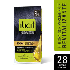 Tintura para Cabello 2/8 Negro Azulado 47 Gr - Ilicit