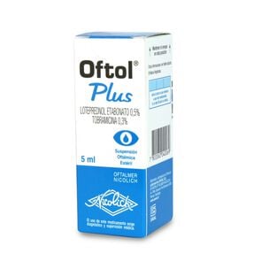 Product image of Oftol PLUS Loteprednol Etabonato 0,5% Suspensión Oftálmica 5 mL - Saval