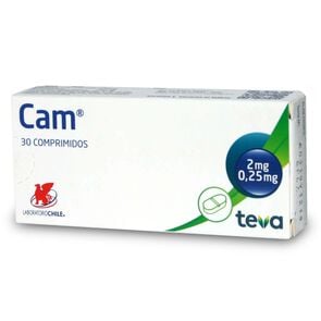 Cam Betametasona 2 mg 30 Comprimidos - Chile marcas