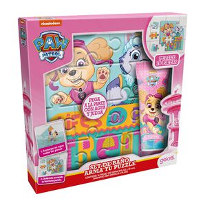 Product image of Set de Baño Sky Paw Patrol, Shampoo 3 en1 + Puzzle - Gelatti