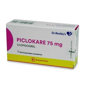 Piclokare Clopidogrel 75 mg 28 Comprimidos Recubiertos - Dr reddys