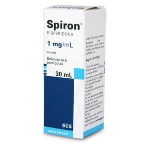 Product image of Spiron Risperidona 1 mg/ml Gotas 30 mL - Andromaco etico