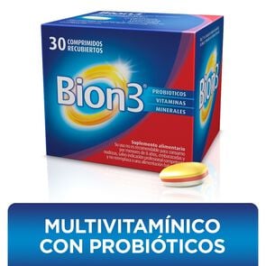 Product image of Bion 3 Multivitamínico 30 Comprimidos Recubiertos