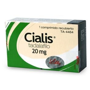 Cialis Tadalafilo 20 mg 1 Comprimido Recubierto - Eli lilly