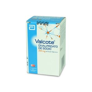 Valcote Acido Valproico 250 mg 50 Comprimidos - Recalcine