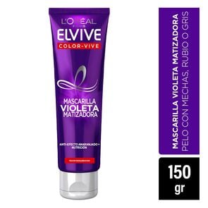 Product image of Color-Vive Máscara Morado Matizadora Efecto Anaranjado Nutri 150 mL - Elvive