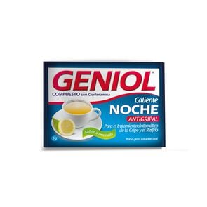 Geniol Caliente Noche Paracetamol 400 mg Solución Oral 1 Sobre - Mintlab