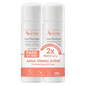 Pack Agua Termal 50ml x2 - Avene