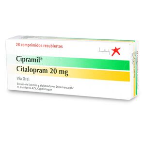 Cipramil Citalopram 20 mg 28 Comprimidos Ranurados - Lundbeck