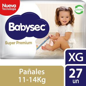 Pañal Super Premium XG x 27 - Babysec