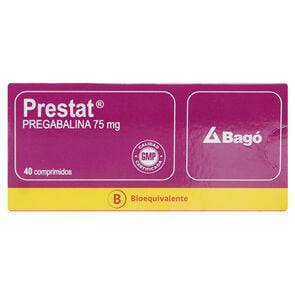 Prestat Pregabalina 75 mg 40 Comprimidos - Bago