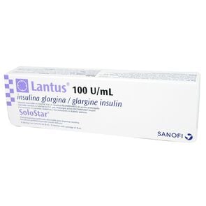 Lantus Solostar Insulina Glargina Humana 100 UI/ml 1 Cartridge - Sanofi