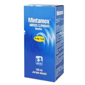 Mintamox Pediatrico Ambroxol 15 mg/5mL Jarabe 100 mL - Mintlab