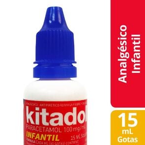 Kitadol Infantil Paracetamol 100 mg Gotas 15 mL - Laboratorio chile