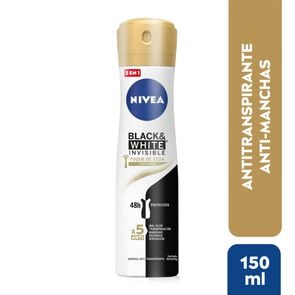 Desodorante Spray Black & White Toque De Seda 150 mL - Nivea