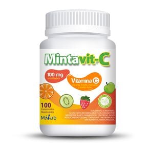 Mintavit-C 100mg Multisabor 100 Comprimidos Masticables - Milab