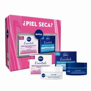 Product image of Essentials Hidratación Piel Seca Crema Facial Día 50 mL + Crema Regeneradora Noche 50 mL - Nivea