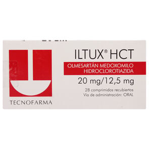 Product image of Iltux Hct Olmesartan 20 mg 28 Comprimidos Recubierto - Tecnofarma