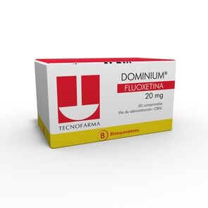 Product image of Dominium Fluoxetina 20 mg 60 Comprimidos - Tecnofarma