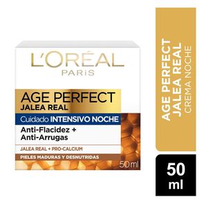 Crema de Noche Anti-Arrugas Age Perfect Jalea Real 50 mL - Loreal