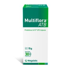 Multiflora Atb Probioticos 30.000M.Ufc 30 Cápsulas - Pharma investi