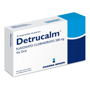 Detrucalm Flavoxato Clorhidrato 200 mg 10 Comprimidos - Pharma investi