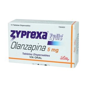 Zyprexa Zydis Olanzapina 5 mg 14 Comprimidos - Eli lilly