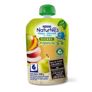 Compota Orgánica Mango Manzana Pera 100g - Naturnes